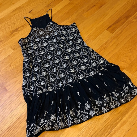 Anthropologie Black and White Lace Dress - Picture 2 of 5